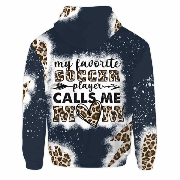 AOPH-U-Hobb-FavoMom-Socr-211012NA10 @ Soccer Favorite Mom-Soccer Mom Calls Me Mom Leopard 3D Hoodie