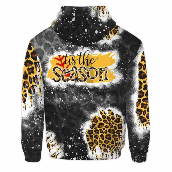 AOPH-U-Hobb-TisTheSeas-Bball-211011NA10 @ Baseball Tis The Season-Baseball Mom Leopard Tis The Season 3D Hoodie