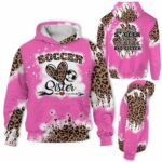 AOPH-U-Hobb-BigSist-Socr-211012NA10 @ Soccer Big Sister-Soccer Sister Calls Me Big Sister Leopard 3D Hoodie