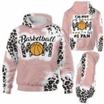 AOPH-U-Hobb-NumbOneFan-Bskb-211013NA10 @ Basketball Number One Fan-Basketball Mom Leopard His Number 1 Fan 3D Hoodie