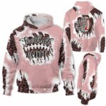 AOPH-U-Hobb-BiggFan-Fbal-211014NA10 @ Football Biggest Fan-Football Aunt Leopard Biggest Fan 3D Hoodie
