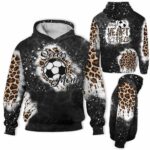 AOPH-U-Hobb-HearFiel-Socr-211011NA10 @ Soccer Heart field-Soccer Mom My Heart Is On That Field Leopard 3D Hoodie