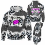 AOPH-U-Hobb-MomFavoGoal-Hkey-211015NA10 @ Hockey Mom Favorite Goalie-Ice Hockey Mom My Favorite Goalie Calls Me Mom 3D Hoodie