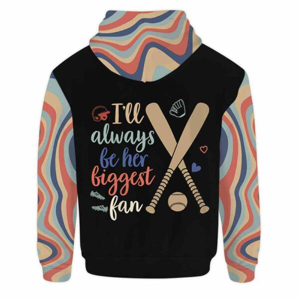 AOPH-U-Hobb-PlayBiggFan-Sbal-211011VY10 @ Softball Player Biggest Fan-Softball Aunt Retro Her Biggest Fan 3D Hoodie