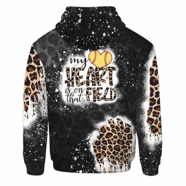 AOPH-U-Hobb-HearFiel-Bball-211011NA10 @ Baseball Heart field-Baseball Mom My Heart Is On That Field Leopard 3D Hoodie