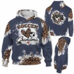 AOPH-U-Hobb-GranOutTher-Socr-211012NA10 @ Soccer Grandson Out There-Soccer Grandma Leopard Thats My Grandson Out There 3D Hoodie