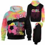 AOPH-U-Hobb-HearWateFlag-Socr-211014VY10 @ Soccer Heartbeat Watercolor Flag-Soccer Watercolor Usa Flag I Play Like A Girl 3D Hoodie