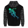 AOPH-U-Hobb-PlayToolPtn-Fbal-211013VY10 @ Football Player Tools Pattern-Football Player Typography Pattern 3D Hoodie