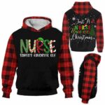 AOPH-U-Nur-LoveChri-Nur-211019VY10 @ Nurse Loves Christmas-Nurse Christmas Just A Nurse 3D Hoodie