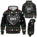 AOPH-U-Nur-HearToolKnit-EMT-211020VY10 @ Emt Heart Tools Knitted-Emt Christmas Emt Heart Knitted 3D Hoodie