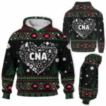 AOPH-U-Nur-HearToolKnit-CNA-211020VY10 @ Cna Heart Tools Knitted-Cna Christmas Cna Heart Knitted 3D Hoodie