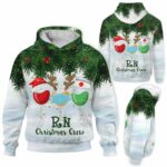 AOPH-U-Nur-WineTreeFram-RN-211020VY10 @ Registered Nurse Wine Tree Frame-Registered Nurse Christmas Rn Crew Wine Tree 3D Hoodie