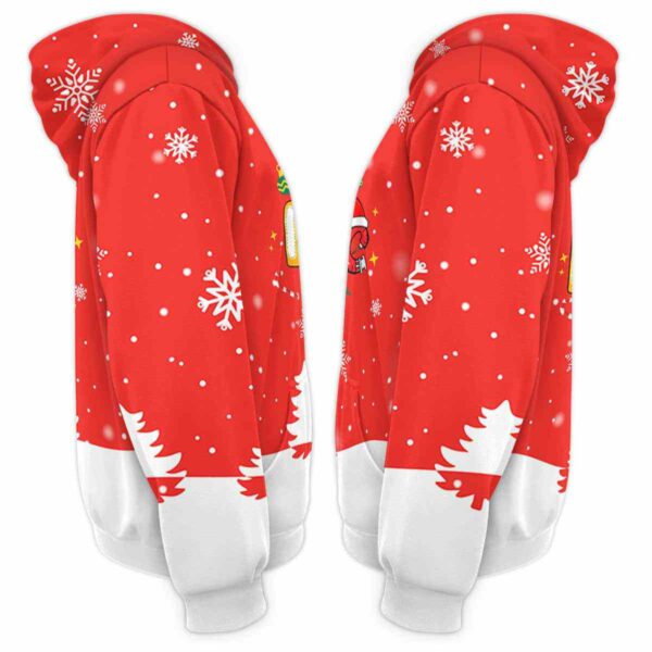 AOPH-U-Nur-BeliHalfSnowRed-Nur-211020VY10 @ Nurse Believe Half Snow Red-Nurse Christmas Nurse Believe 3D Hoodie