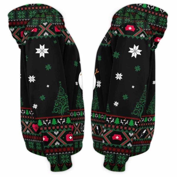 AOPH-U-Nur-SnowToolKnit-CNA-211020VY10 @ Cna Snowman Tools Knitted-Cna Christmas Cna Crew Snowman Knitted 3D Hoodie