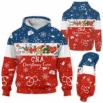 AOPH-U-Nur-ThreLineCrew-CNA-211020VY10 @ Cna Three Line Crew-Cna Christmas Cna Crew Ho Ho Ho Line 3D Hoodie