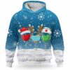 AOPH-U-Nur-WineLeds-Nur-211020VY10 @ Nurse Wine Leds-Nurse Christmas Nurse Wine Snow 3D Hoodie