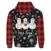 AOPH-U-Nur-SnowToolBuffPlai-CNA-211020VY10 @ Cna Snowman Tools Buffallo Plaid-Cna Christmas Cna Crew Snowman Plaid 3D Hoodie