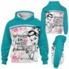 AOPH-W-Nur-TattFlow-RN-211020VY10 @ Registered Nurse Girl Tattoo Flowers-Registered Nurse Flower Tattooed Rn 3D Hoodie