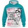 AOPH-W-Nur-TattFlow-CNA-211020VY10 @ Cna Girl Tattoo Flowers-Cna Flower Tattooed Cna 3D Hoodie