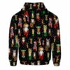 AOPH-U-Ani-AnimPtn-Hrse-211025VY10 @ Horse Animal Pattern-Horse Christmas Cute Pattern 3D Hoodie