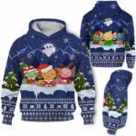 AOPH-U-Ani-KnitLineBlue-Axolo-211025VY10 @ Axolotl Knitted Line Blue-Axolotl Christmas Blue Knit Snow 3D Hoodie