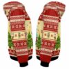 AOPH-U-Ani-KnitChriAnim-Hrse-211028VY10 @ Horse Knitted Christmas Animal-Horse Christmas Funny Farm Truck Red 3D Hoodie