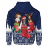 AOPH-U-Ani-SnowAndKnit-Hrse-211026VA10 @ Horse Snow and Knit-Horse Christmas Sock Knit Snow 3D Hoodie