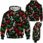 AOPH-U-Ani-PlaiPtn-Hrse-211028VA10 @ Horse Plaid Pattern-Horse Christmas Plaid Pattern 3D Hoodie