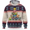 AOPH-U-Ani-ChriKnitPtn-Axolo-211028VA10 @ Axolotl Christmas Knit Pattern-Axolotl Christmas Tree Knit Pattern 3D Hoodie