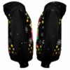AOPH-U-Ani-CuteSockSnow-Cow-211026VA10 @ Cow Cute Sock Snow-Cow In Cute Sock Black Pattern 3D Hoodie