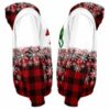 AOPH-U-Ani-SnowPlaiPtn-Fox-211028VA10 @ Fox Snow Plaid Pattern-Fox Christmas Plaid Snow 3D Hoodie