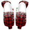 AOPH-U-Ani-SnowPlaiPtn-Cow-211028VA10 @ Cow Snow Plaid Pattern-Cow Christmas Plaid Snow 3D Hoodie