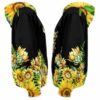 AOPH-W-Ani-Sfl-Cikn-211026VA10 @ Chicken Sunflower-Chicken Floral Line Art Sunflower 3D Hoodie