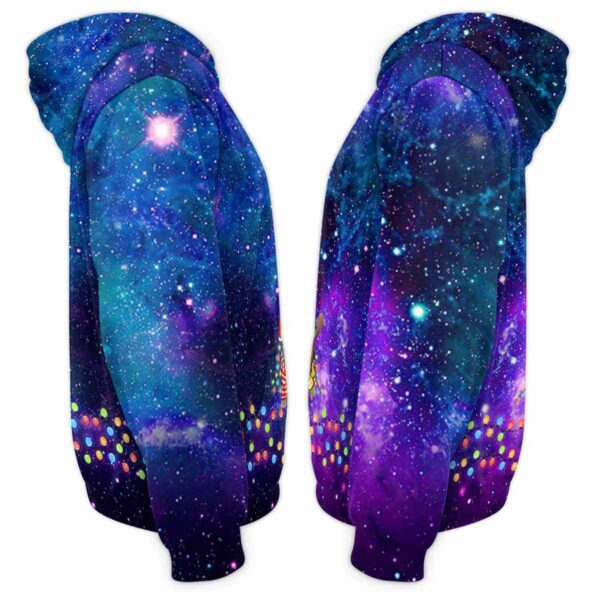 AOPH-U-Ani-GlxyChriTree-Hrse-211026VA10 @ Horse Galaxy Christmas Tree-Horse Christmas Tree Galaxy 3D Hoodie