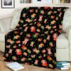FB-U-Ani-AnimPtn-Slth-211025VY10 @ Sloth Animal Pattern-Sloth Christmas Cute Pattern Fleece Blanket