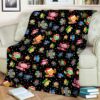 FB-U-Ani-AnimPtn-Axolo-211025VY10 @ Axolotl Animal Pattern-Axolotl Christmas Cute Pattern Fleece Blanket