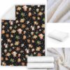 FB-U-Ani-AnimPtn-Cow-211025VY10 @ Cow Animal Pattern-Cow Christmas Cute Pattern Fleece Blanket