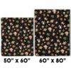 FB-U-Ani-AnimPtn-Cow-211025VY10 @ Cow Animal Pattern-Cow Christmas Cute Pattern Fleece Blanket