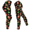LEGG-W-Ani-AnimPtn-Slth-211025VY10 @ Sloth Animal Pattern-Christmas Cute Pattern Sloth Leggings