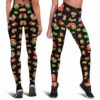 LEGG-W-Ani-AnimPtn-Slth-211025VY10 @ Sloth Animal Pattern-Christmas Cute Pattern Sloth Leggings