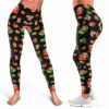 LEGG-W-Ani-AnimPtn-Slth-211025VY10 @ Sloth Animal Pattern-Christmas Cute Pattern Sloth Leggings