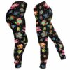 LEGG-W-Ani-AnimPtn-Axolo-211025VY10 @ Axolotl Animal Pattern-Christmas Cute Pattern Axolotl Leggings