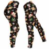 LEGG-W-Ani-AnimPtn-Cow-211025VY10 @ Cow Animal Pattern-Christmas Cute Pattern Cow Leggings