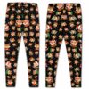 LEGG-W-Ani-AnimPtn-Fox-211025VY10 @ Fox Animal Pattern-Christmas Cute Pattern Fox Leggings