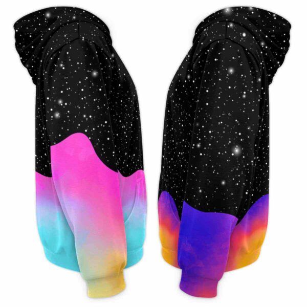 AOPH-U-Ani-WateSkulAnim-Hrse-211103VY10 @ Horse Watercolor Skull Animal-Horse Skull Pattern Watercolor 3D Hoodie