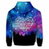 AOPH-U-Ani-GalaHearAnim-Hrse-211103VY10 @ Horse Galactic Heart Animal-Galaxy Just A Girl Who Loves Horse 3D Hoodie