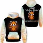 AOPH-U-Ani-What-Rpda-211113VA10 @ Red Panda Whatever-Red Panda Retro Whatever 3D Hoodie