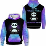 AOPH-U-Ani-What-Pnda-211113VA10 @ Panda Whatever-Panda Teal Purple Whatever 3D Hoodie