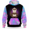 AOPH-U-Ani-What-Fret-211113VA10 @ Ferret Whatever-Ferret Pink Blue Whatever 3D Hoodie