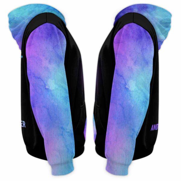 AOPH-U-Ani-What-Rcon-211113VA10 @ Raccoon Whatever-Raccoon Teal Purple Whatever 3D Hoodie